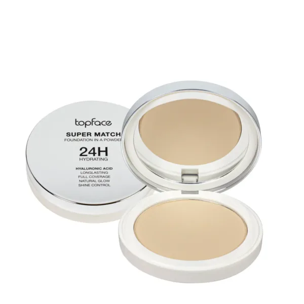 Topface - Compact powder "Super Match Foundation" (10 g) 05 Natural - פודרה קומפקטית 10 גרם - טבעי 05