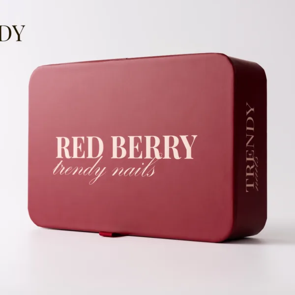 TRENDY - Red Berry Collection  - אוסף רד ברי אדום ג'ל בנייה לק ג'ל טופ אדום ומכחול - Image 3