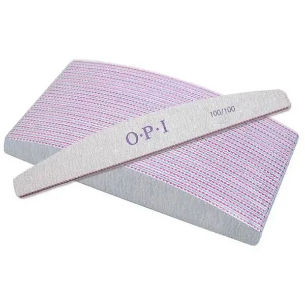 OPI - SET 25 PCS Nail file "Crescent" 100/100 - חבילת משייפים 25 יחידות 100/100