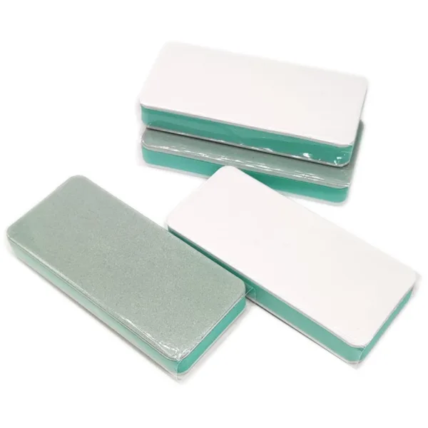 Buff for polishing nails in the technique of manicure 4x9 cm, 600/3000 grit - באפר למניקור להברקת ציפורניים - Image 3