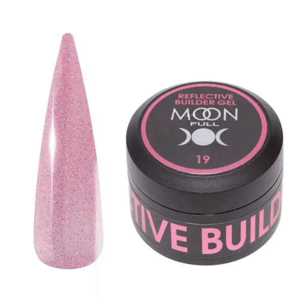 Moon Full - Гель моделюючий Reflective Builder Gel №19 (30 мл, світловідбивний)