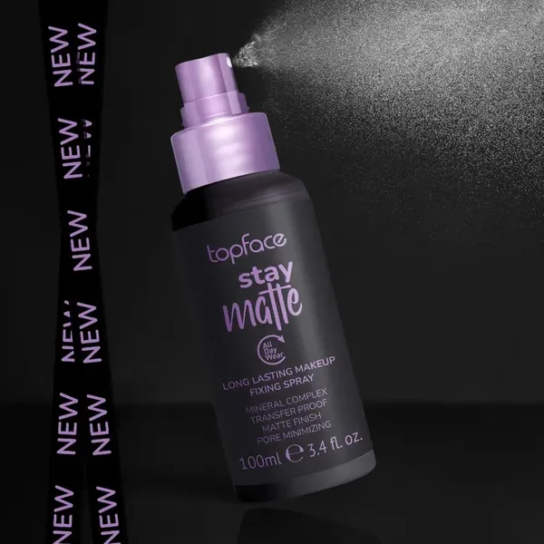 Topface - Spray-fixer "Stay Matte" (100 ml) - ספריי מתקן "Stay Matte" (100 מ"ל) - Image 2
