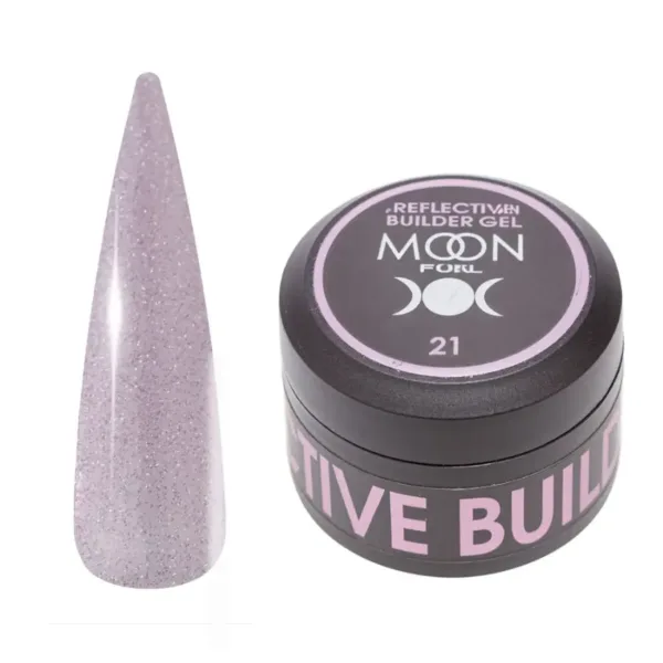 Moon Full - Гель моделюючий Reflective Builder Gel №21 (30 мл, світловідбивний)