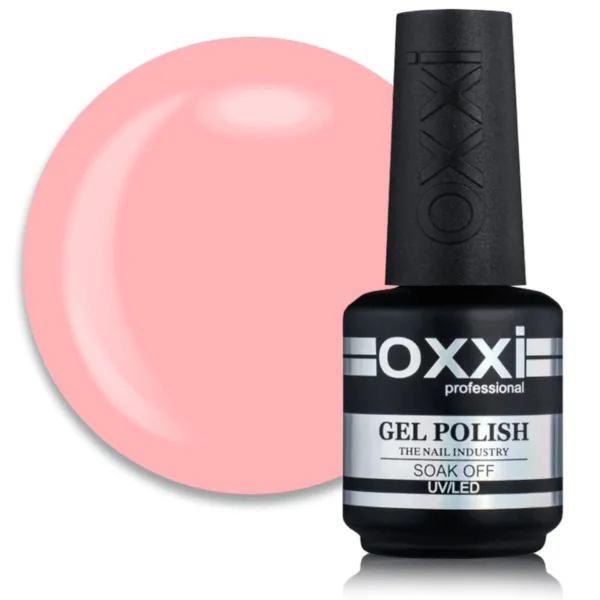 Камуфлююча база для гель-лаку Oxxi Professional Cover Base Coat 22 молочно-персикова, 15мл