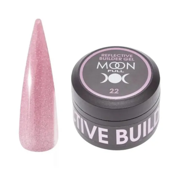Moon Full - Гель моделюючий Reflective Builder Gel №22 (30 мл, світловідбивний)