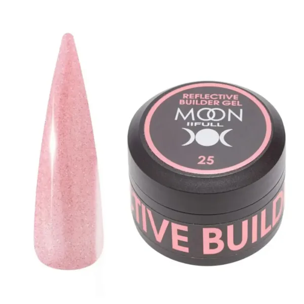 Moon Full - Гель моделюючий Reflective Builder Gel №25 (30 мл, світловідбивний)