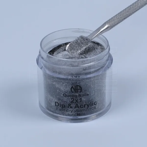 Dip system - Dip powder HM1116 with glitter, Queen Nails , 10 ml