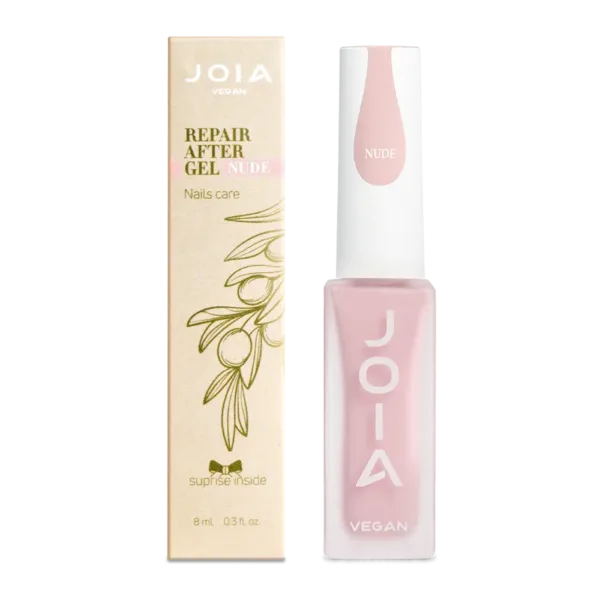JOIA vegan - Мінералізований засіб для зміцнення нігтів після гель-лаку Repair After Gel, нюдовий, 8 мл - Image 2