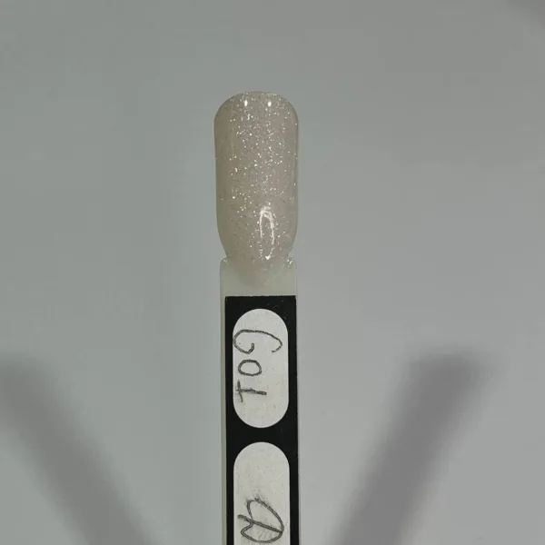 Dip system - Dip powder No G001 Queen Nails  with glitter, 10 ml - Image 2