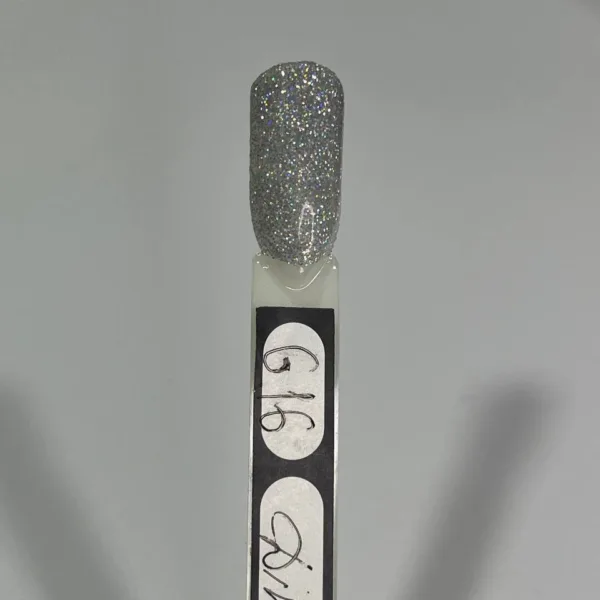 Dip system - Dip powder G016 with glitter, Queen Nails , 10 ml - Image 2