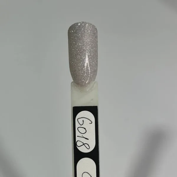 Dip system - Dip powder G018 with glitter, Queen Nails , 10 ml - Image 2