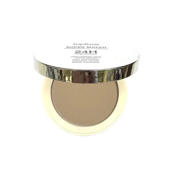 Topface - Compact powder "Super Match Foundation" (10 g) 07 Medium Sand - פודרה קומפקטית 10 גרם - חול בינוני 07 - Image 7
