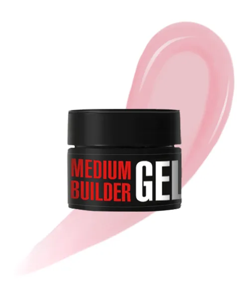 Kodi - Modeling gel Medium Builder Gel, 30 g - Warm Pink No, 08 - בילדר ג'ל מדיום 30 מל צבע - ורוד חם מס, 08