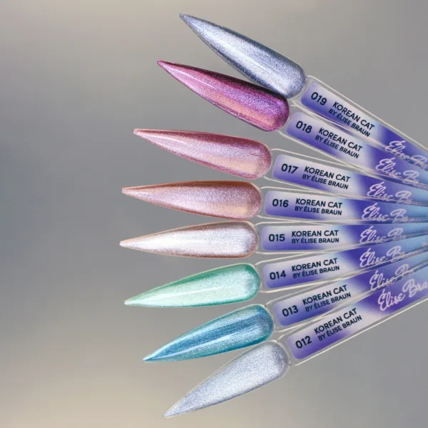 Elise Braun - Gel polish Korean Cat No, 16, 10 ml - לק ג'ל עין החתול קוריאנית 10 מל - מס, 16 - Image 2