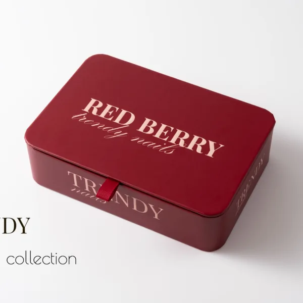 TRENDY - Red Berry Collection  - אוסף רד ברי אדום ג'ל בנייה לק ג'ל טופ אדום ומכחול - Image 4