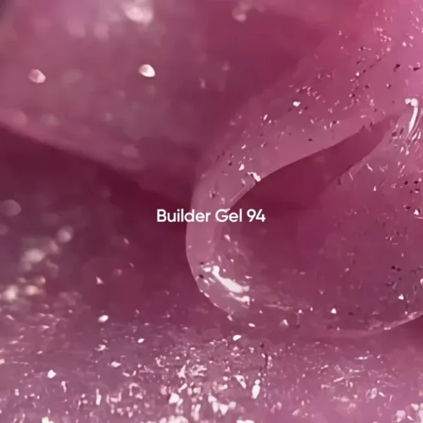NAILSOFTHEDAY Builder gel No 96, рожевий світловідбиваючий гель для нарощування нігтів, 15 мл - Image 2