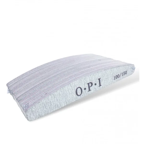 OPI - SET 25 PCS Nail file "Crescent" 100/150 - חבילת משייפים 25 יחידות 100/150
