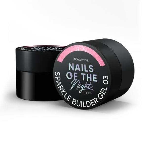NAILSOFTHEDAY Sparkle builder gel 03 світловідбиваючий будівельний гель, 15 мл