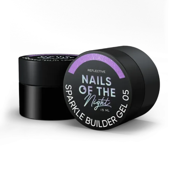 NAILSOFTHEDAY Sparkle builder gel 05 світловідбиваючий будівельний гель, 15 мл