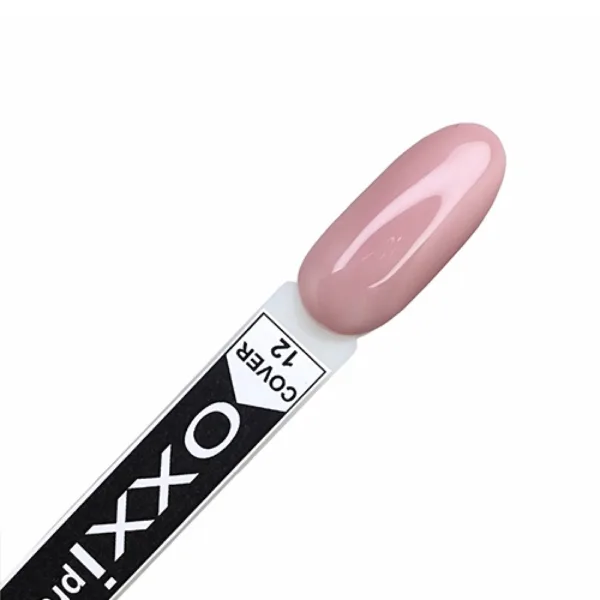Камуфлююча база для гель-лаку Oxxi Professional Cover Base Coat 12 натуральна рожево-тілесна, 15мл - Image 2