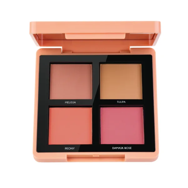 TopFace - blush set "Maestro Academy Blush Bouquet" (8 g) Floral Harmony 001 - סט סומק "זר האקדמיה סומק" (8 גרם) - 001