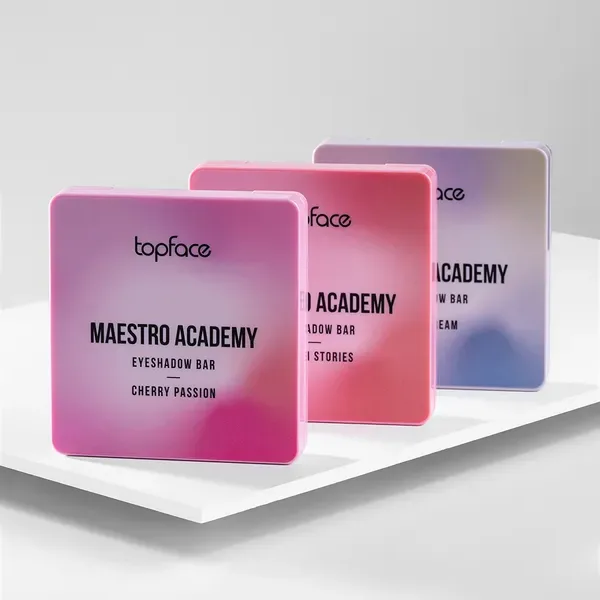 TopFace - Eye shadow set "Maestro Academy" (7 g) - 003 - Cherry Passion - סט צלליות 003 - Image 2