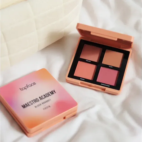 TopFace - blush set "Maestro Academy Blush Bouquet" (8 g) Floral Harmony 001 - סט סומק "זר האקדמיה סומק" (8 גרם) - 001 - Image 2