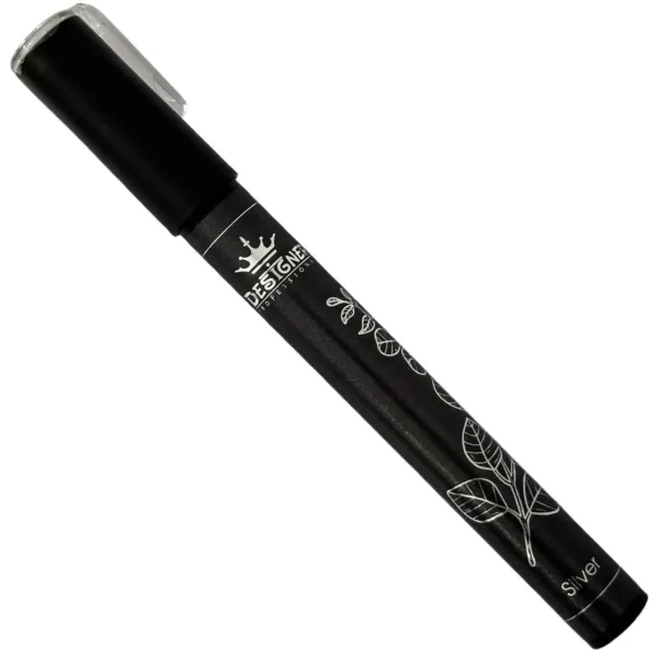 Mirror marker pen Chrom metal SILVER - עט קישוט מראה כרום מתכת צבע כסוף - Image 2