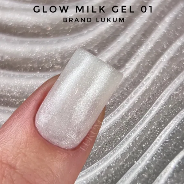 Гель моделюючий LUKUM - Glow Milk Gel 30 ml, No, 01 - Image 2