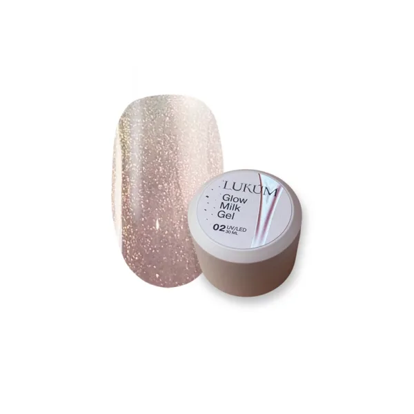 Гель моделюючий LUKUM - Glow Milk Gel 30 ml, No, 02