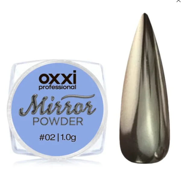 Дзеркальна пудра для втирання Mirror Powder OXXI Professional 2, 1гр.