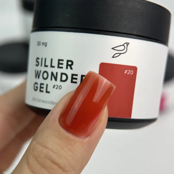 Siller - Камуфлюючий гель Wonder Gel №20, 30 мл - Image 3