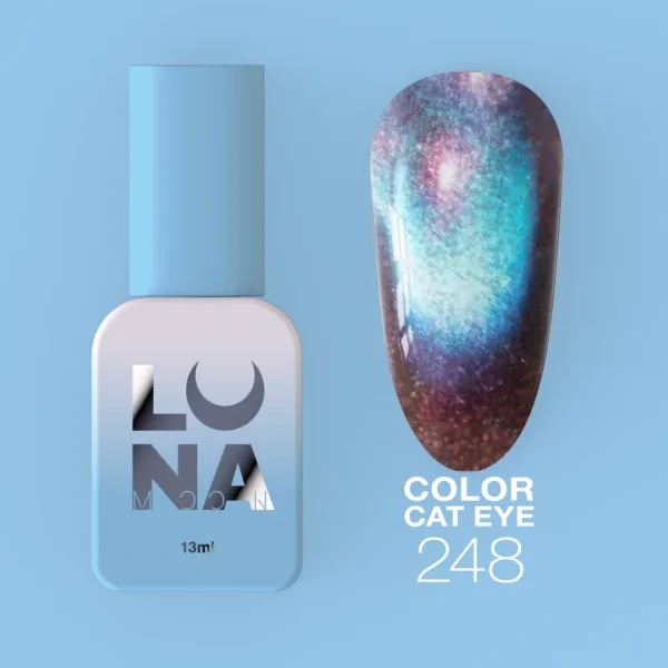LUNA MOON - Гель-лак Color Cat Eye №248
