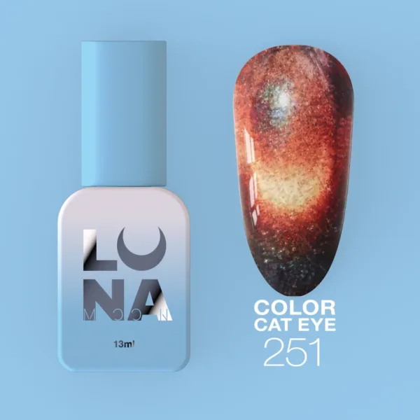 LUNA MOON - Гель-лак Color Cat Eye №251