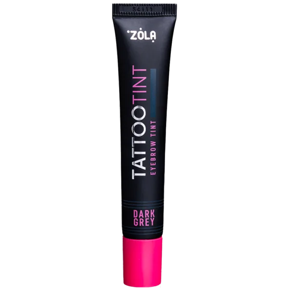ZOLA - TATTOO TINT Eyebrow and eyelash dye, 15ml, Dark Gray - צבע גבות וריסים 15 מל אפור כהה