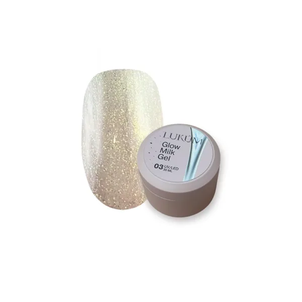 Гель моделюючий LUKUM - Glow Milk Gel 30 ml, No, 03