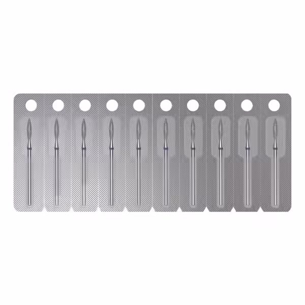 Staleks - Diamond nail drill bit flame blue EXPERT head diameter 2,3 mm / working part 10 mm - FA10B023/10 - Image 3