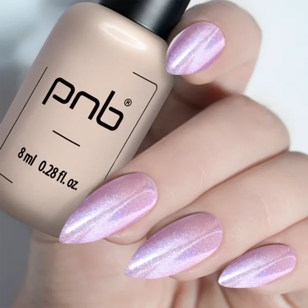 PNB - Magnetic gel polish  Glamour Cat 03 Rosy Flirty - לק ג'ל חתול זוהר 8 מל ורדרד פלרטטי - מס, 03 - Image 2