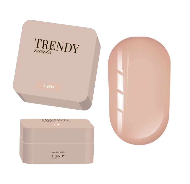 TRENDY - Modeling gel 50 ml - Sand - ג'ל בנייה "דוגמנות" 50 מל - חול