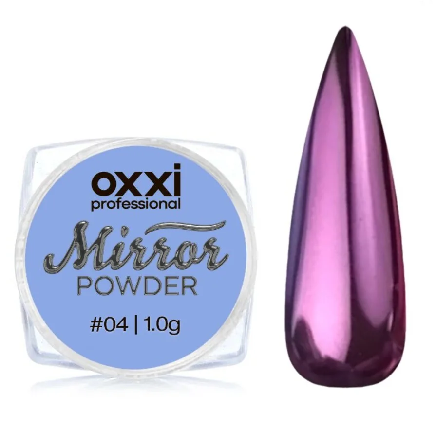 Дзеркальна пудра для втирання Mirror Powder OXXI Professional 4, 1гр.