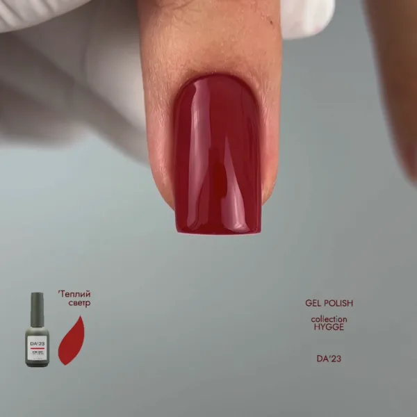 DA'23 - Гель-лак HYGGE - 'Теплий светр [ warm sweater ], 14 ml - Image 2