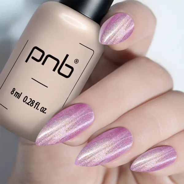 PNB - Magnetic gel polish  Glamour Cat 05 Quartz Kiss - לק ג'ל חתול זוהר 8 מל נשיקת קוורץ - מס, 05 - Image 2