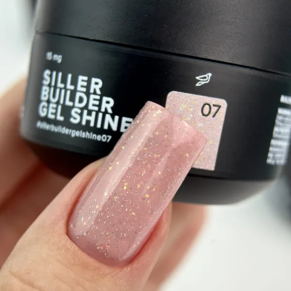Siller - Камуфлюючий гель Gel SHINE №07, 15 мл - Image 2