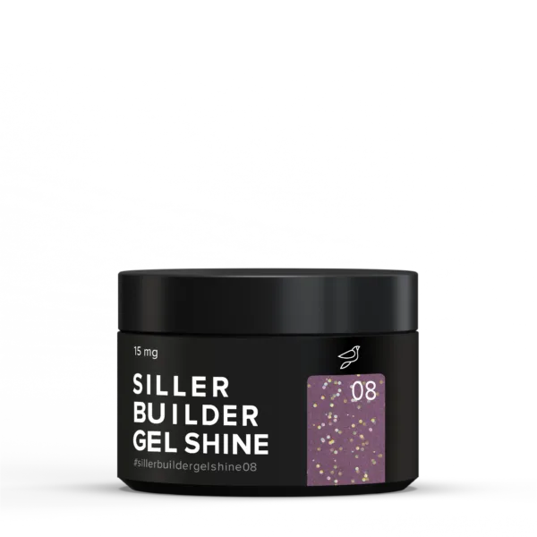 Siller - Камуфлюючий гель Gel SHINE №08, 15 мл