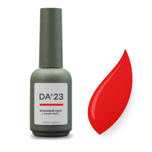 DA'23 - Гель-лак HYGGE - 'Кленовий лист [ maple leaf ], 14 ml