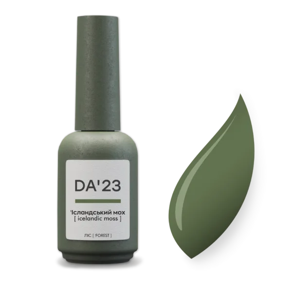 DA'23 - Гель-лак LIS - 'Ісландський мох [ icelandic moss ], 14 ml