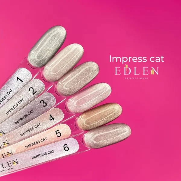 Гель лак Edlen - gel polish, 9 ml. Impress Cat, No. 06 - Image 2