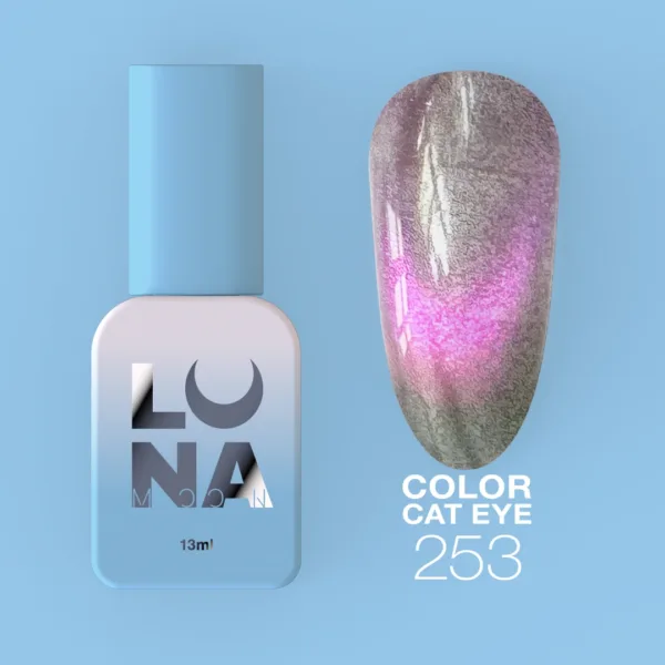 LUNA MOON - Гель-лак Color Cat Eye №253