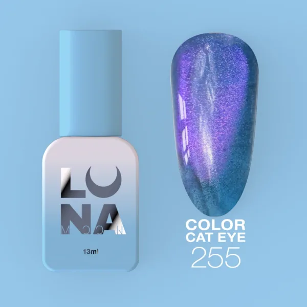 LUNA MOON - Гель-лак Color Cat Eye №255