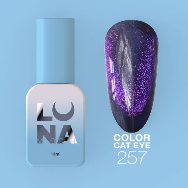 LUNA MOON - Гель-лак Color Cat Eye №257